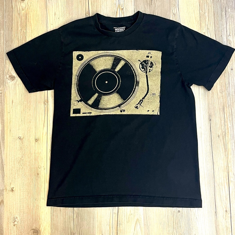 Old Navy Record Player Tee
